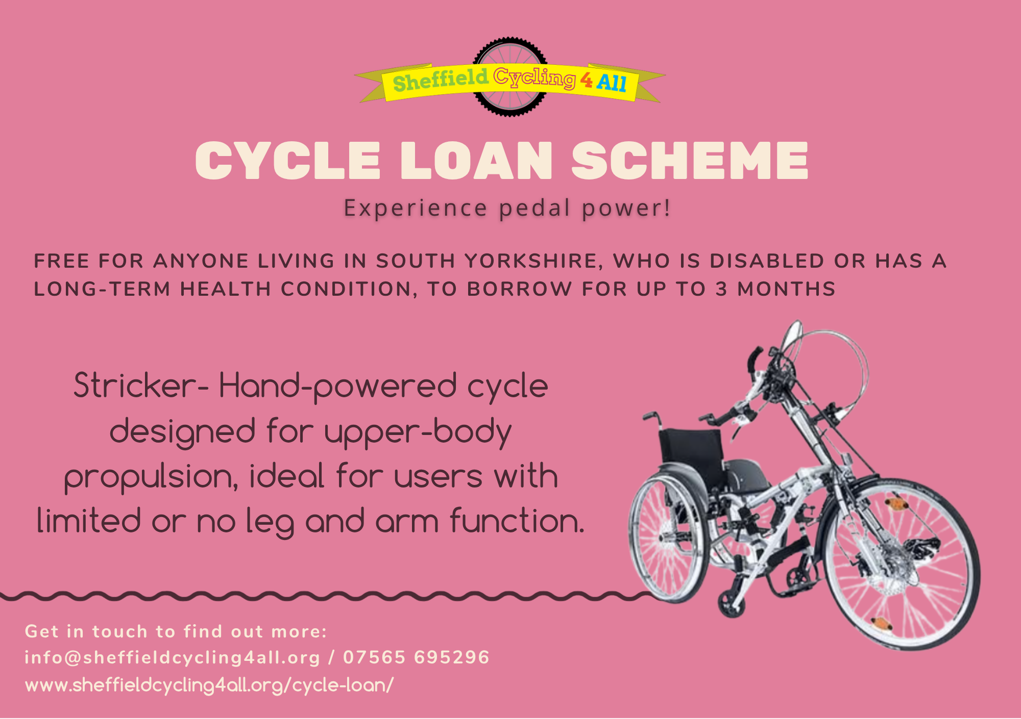 stricker hand cycle flyer